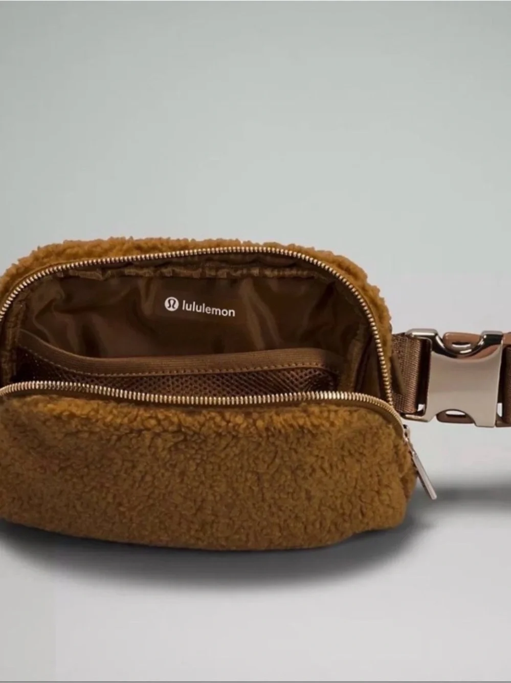 lululemon athletica Cozy Sherpa Waist Pack - Tan/Brown